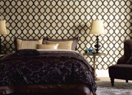 Обои с геометрическим рисунком: стильно, модно, оригинально